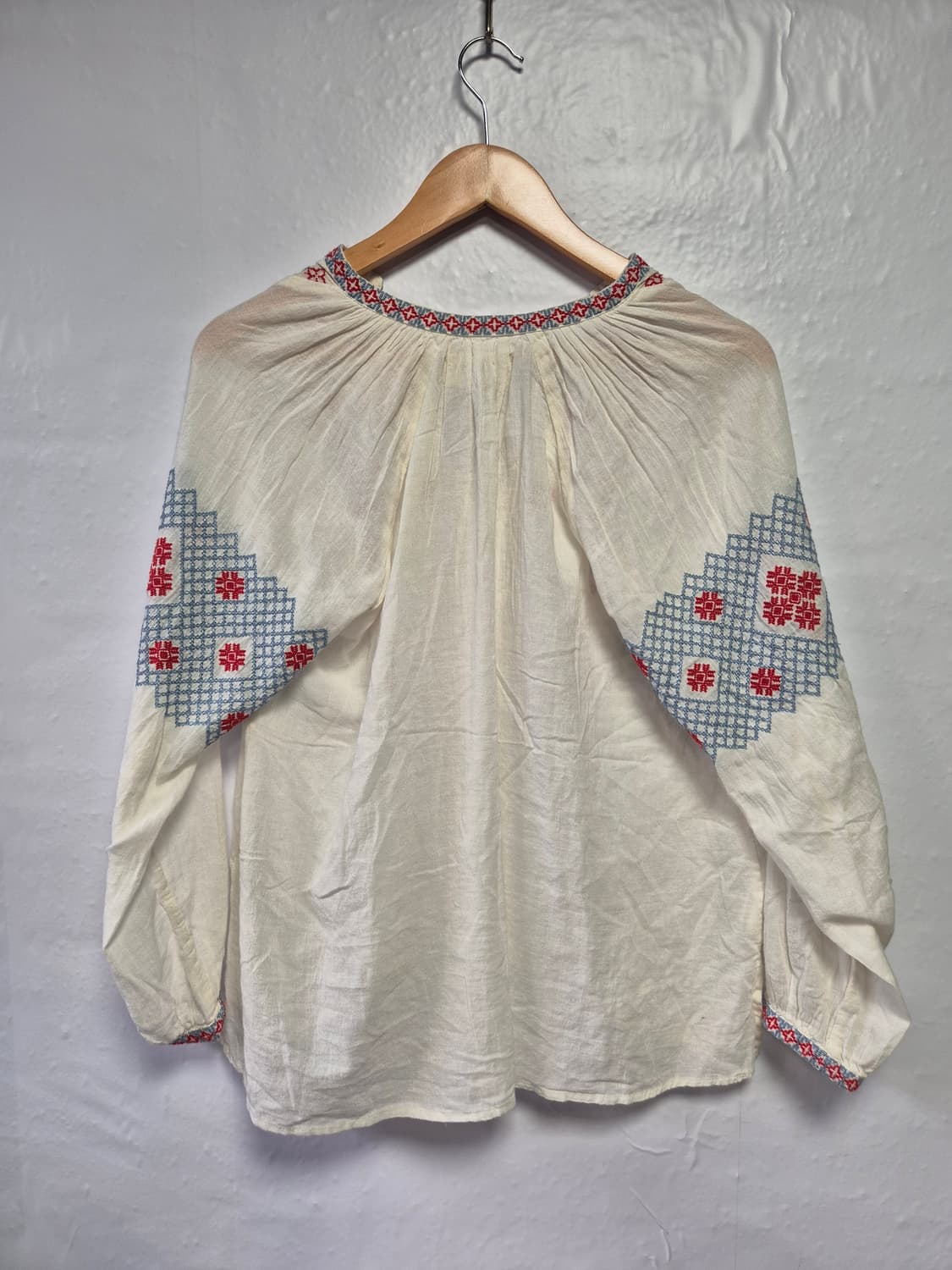 데님앤서플라이 랄프로렌 아이보리 자수 블라우스 XS사이즈 상품이미지8