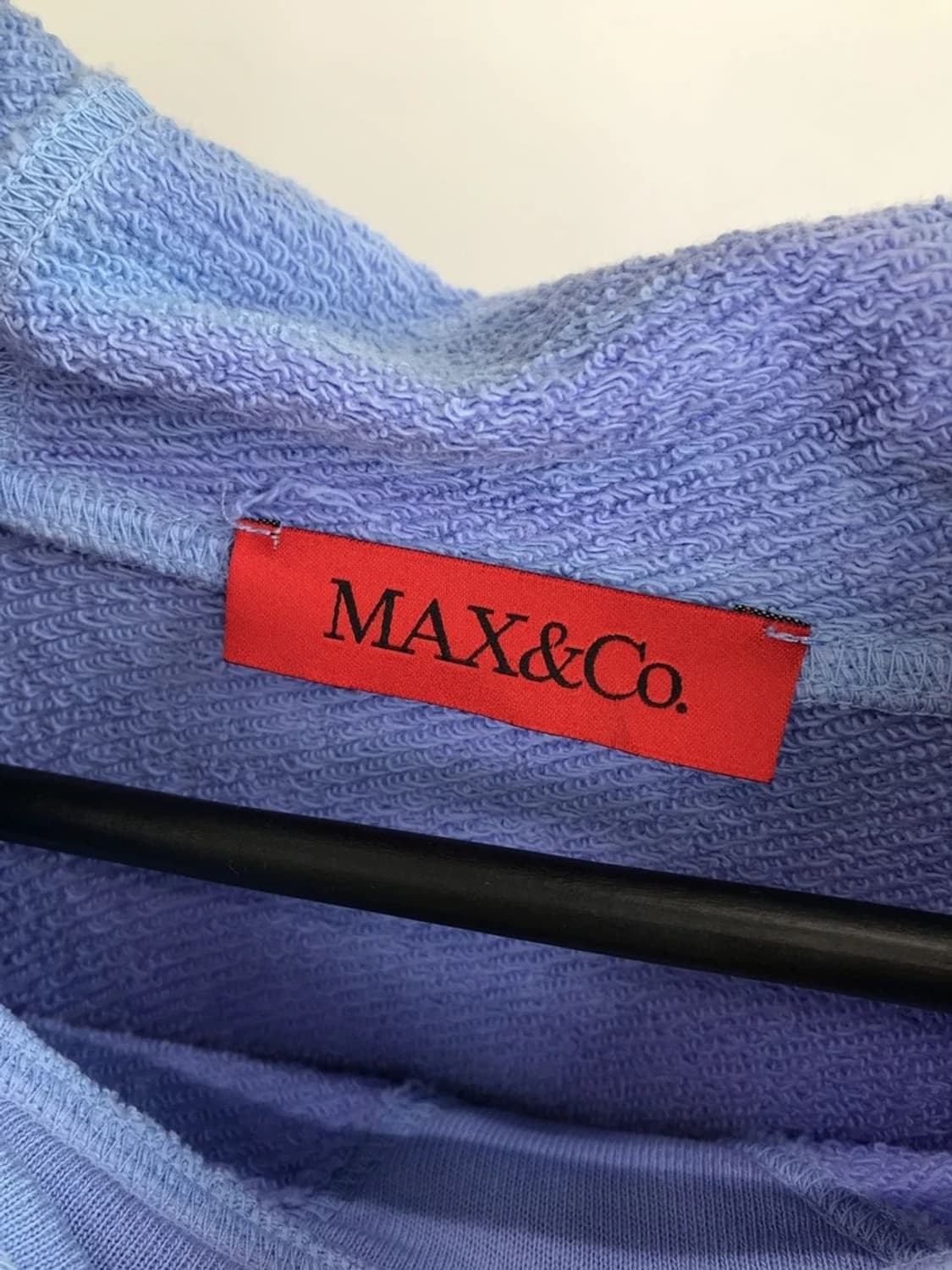 MAX&Co Back Logo Oversized Blue Hoodie 상품이미지9