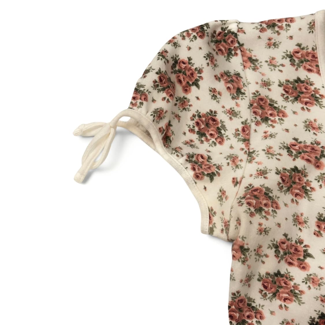 Puff Cap Flower Ribbon T-Shirt 상품이미지5