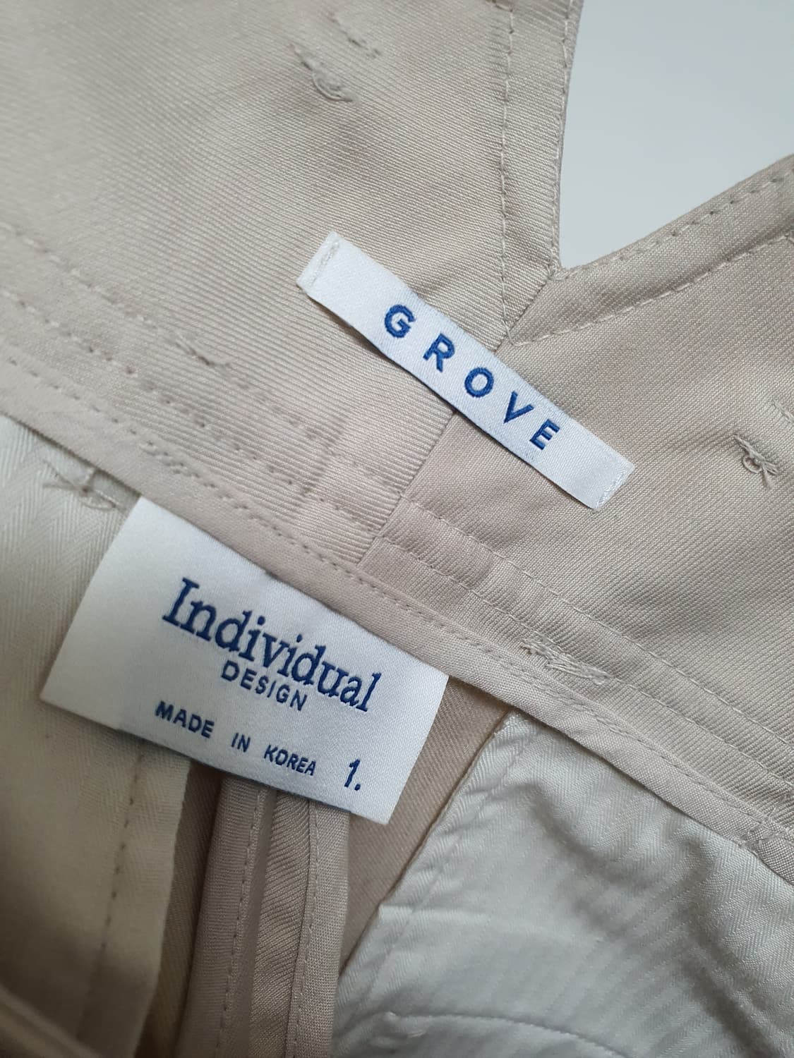 그로브 Grove 베이지 비죠 팬츠 S사이즈 상품이미지4