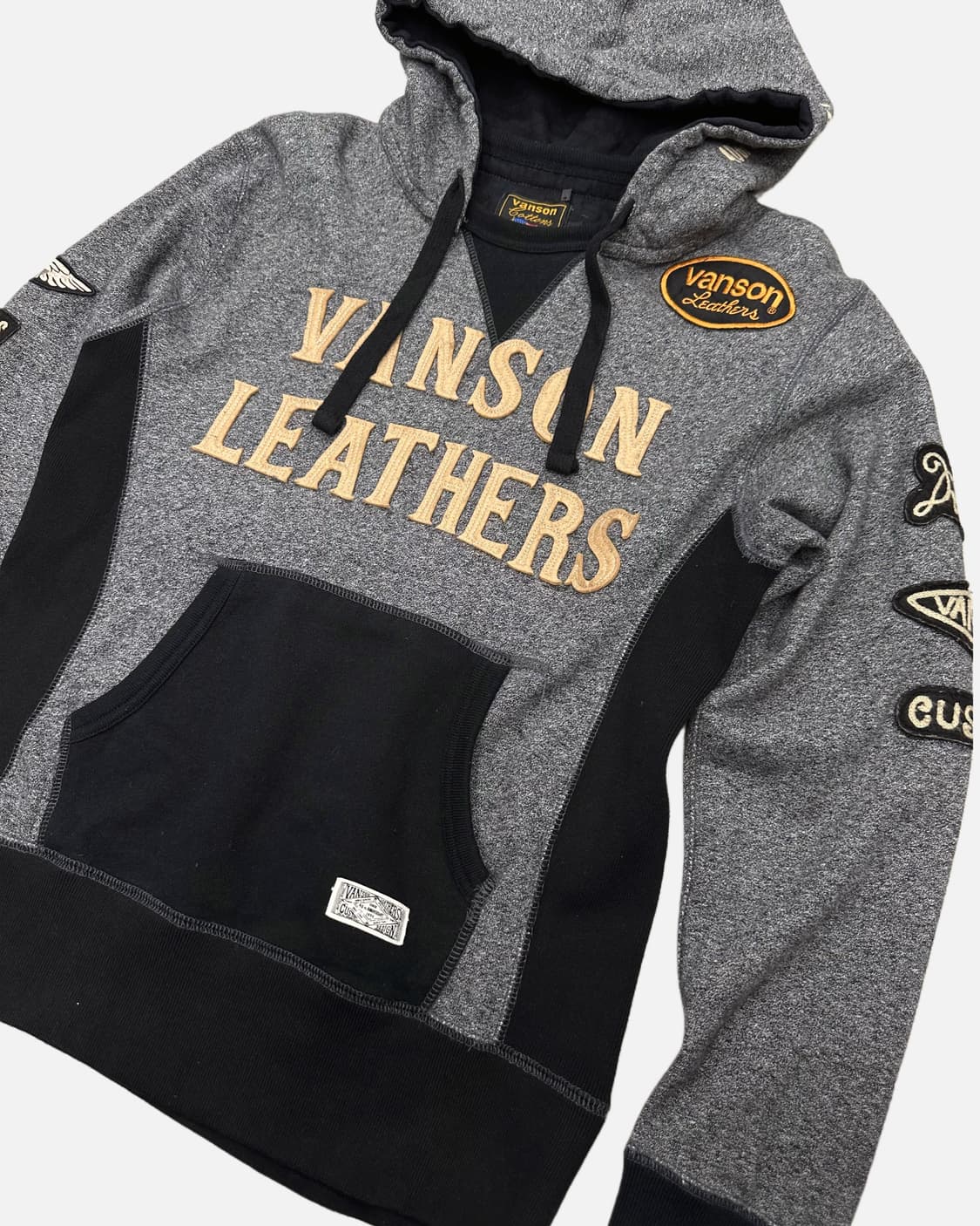 VANSON 40th anniversary logo hood t 상품이미지2