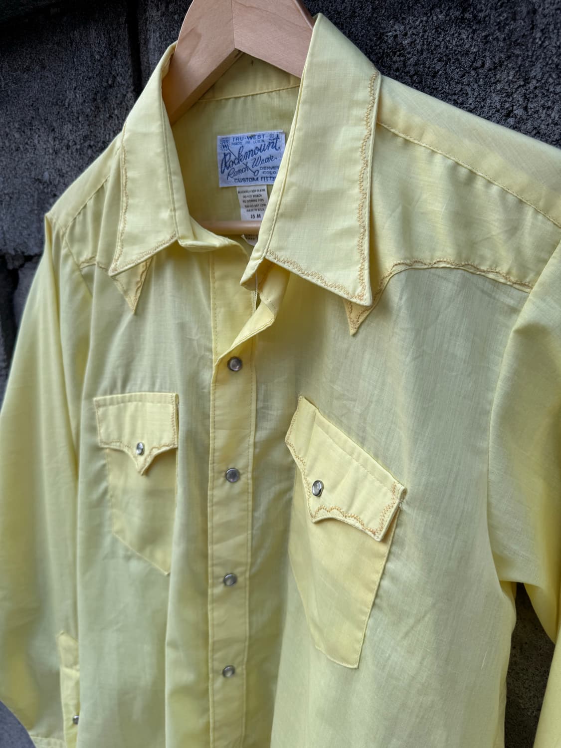 70~80s 락마운트 빈티지 스티치 포인트 웨스턴 셔츠 상품이미지3