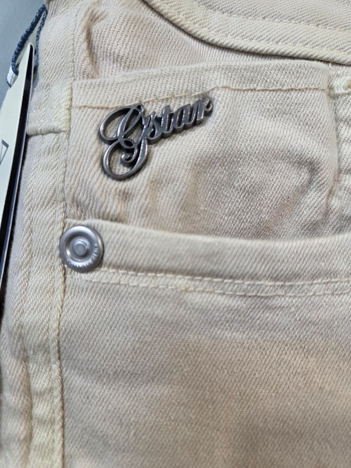 Guess 베이지 여성 청바지(W25/L65cm)스판 상품이미지4