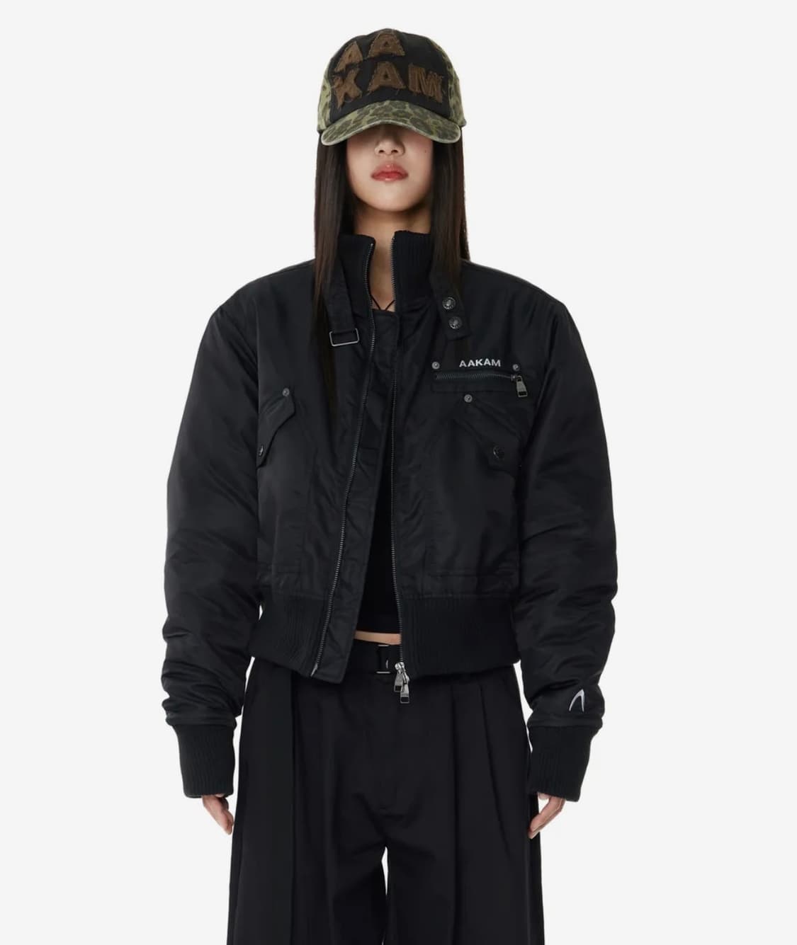 아캄 aakam High-Neck Bomber Jacket 하이넥 봄버 상품이미지3