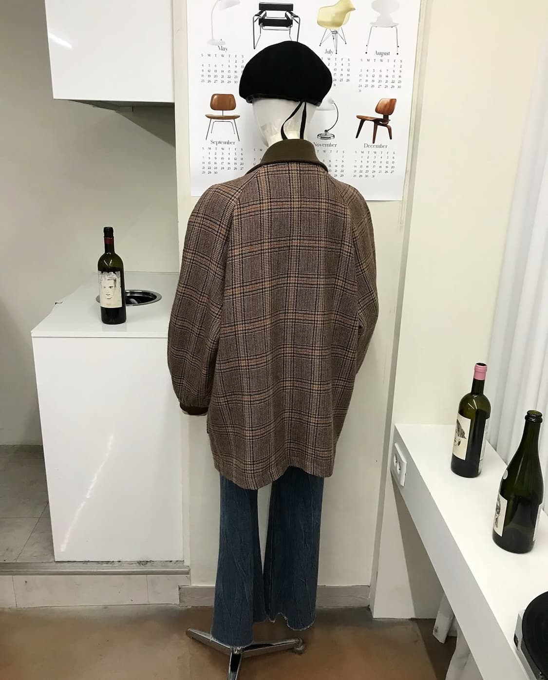 버버리 로고 체크 누빔 코트 상품이미지9