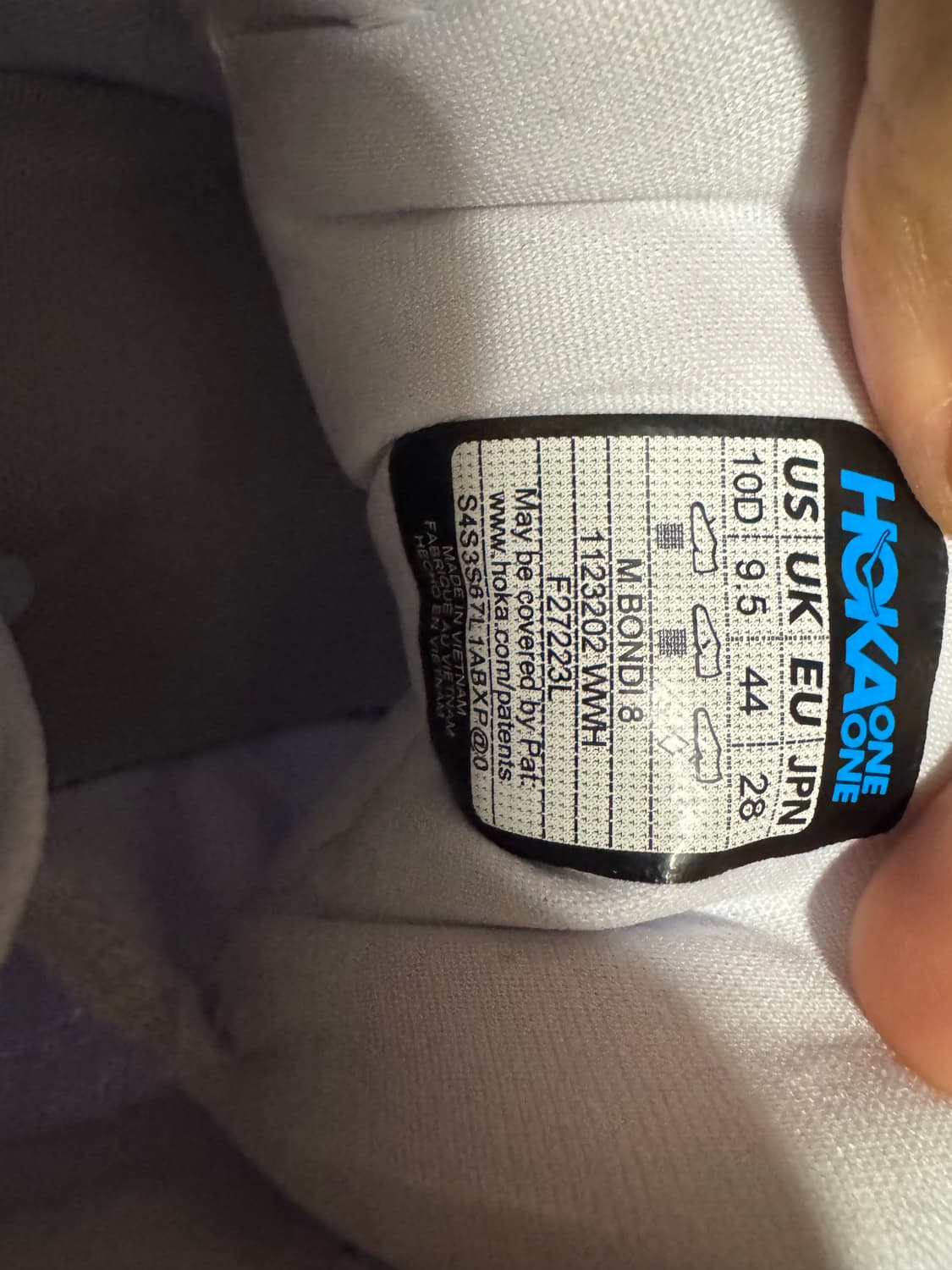 호카 본디 8 런닝화 화이트 280mm 새상품 상품이미지6