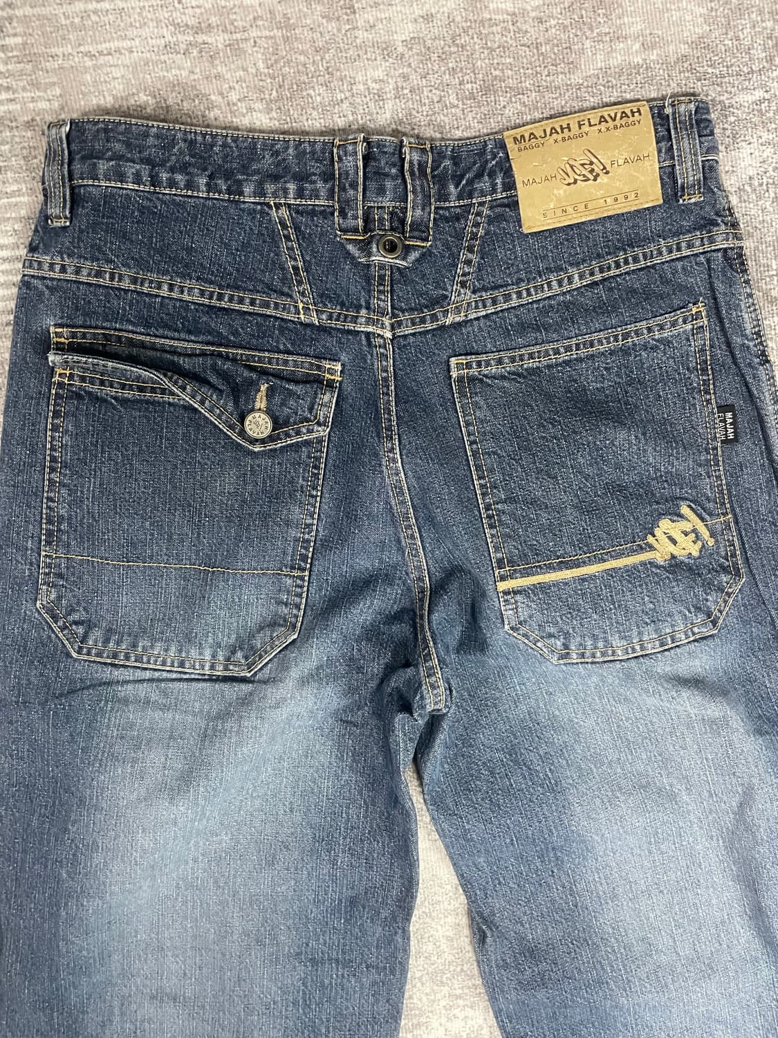 90s mf 마쟈플라바 데님 와이드핏 상품이미지7