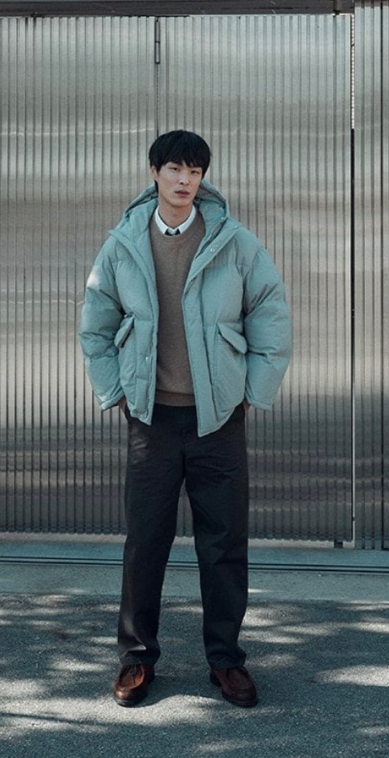 포터리 러스틱 푸퍼 패딩 라이트그레이 1사이즈 상품이미지2