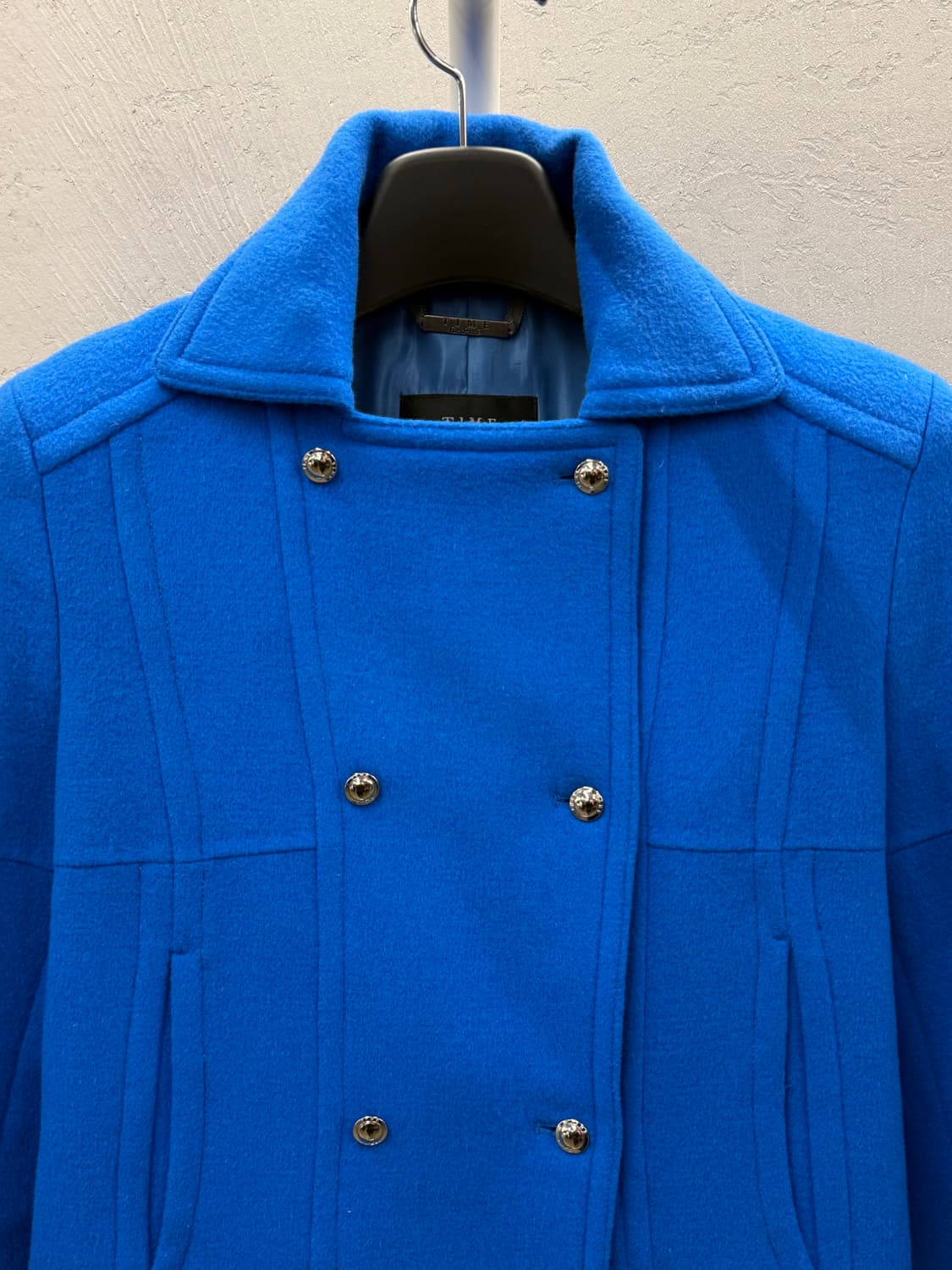 Time 파란색 더블코트 L 상품이미지3