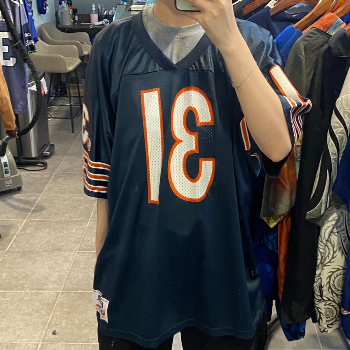 [NO.9] NFL 풋볼 져지 반팔티 네이비 상품이미지1