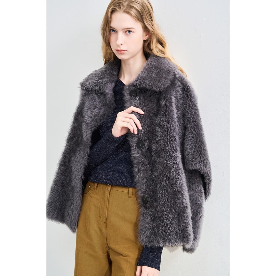 LATT 25 글리터 리브드 니트 탑 상품이미지2