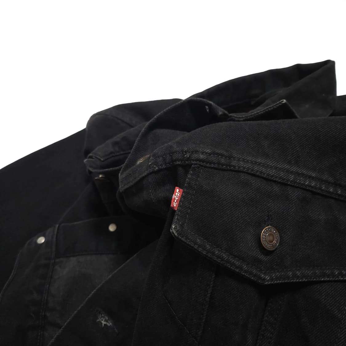 90s 리바이스 Levis 70598 데카 블랙 데님 자켓 상품이미지6