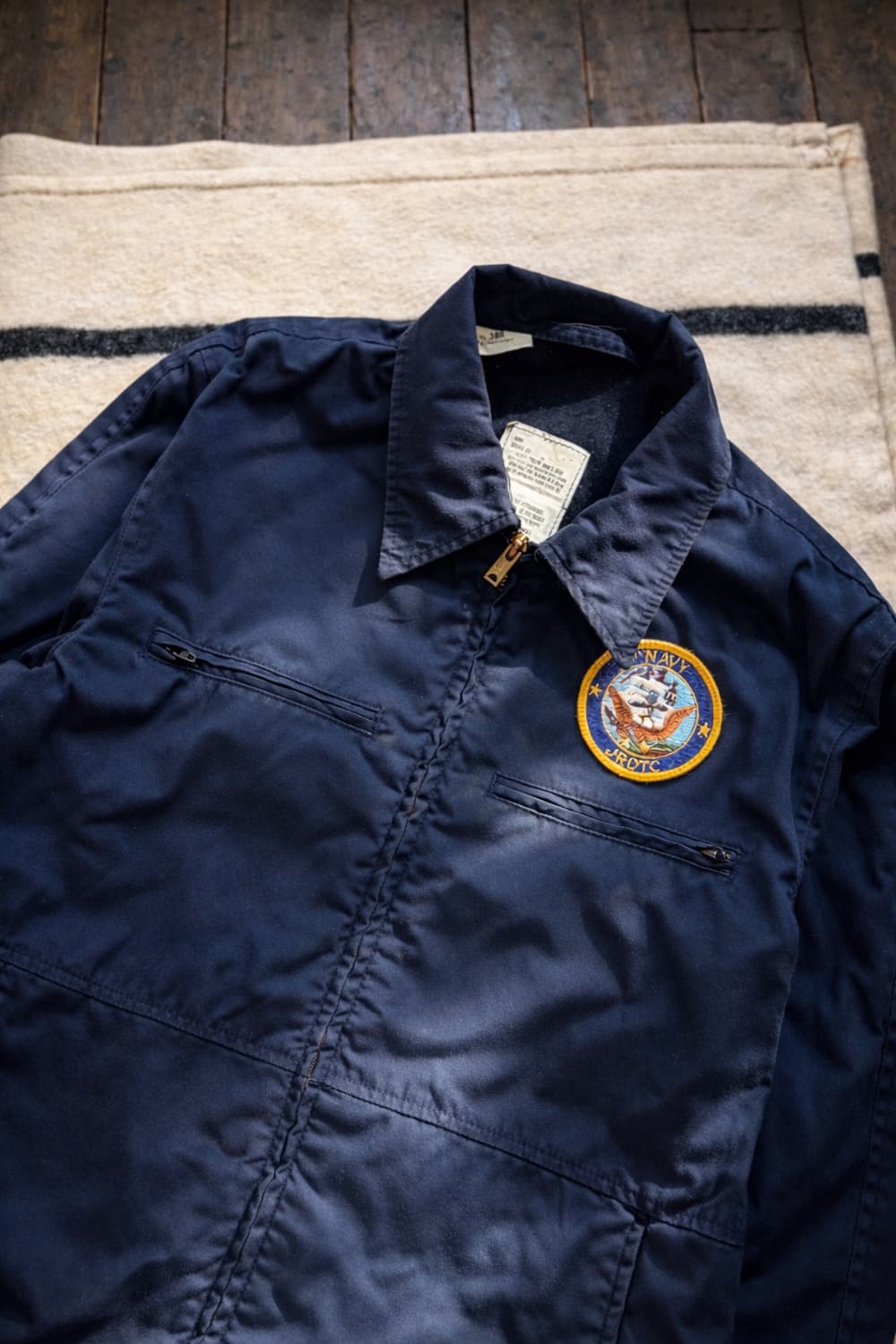 80's 미 해군 유틸리티 자켓 38R(95~100) 상품이미지2