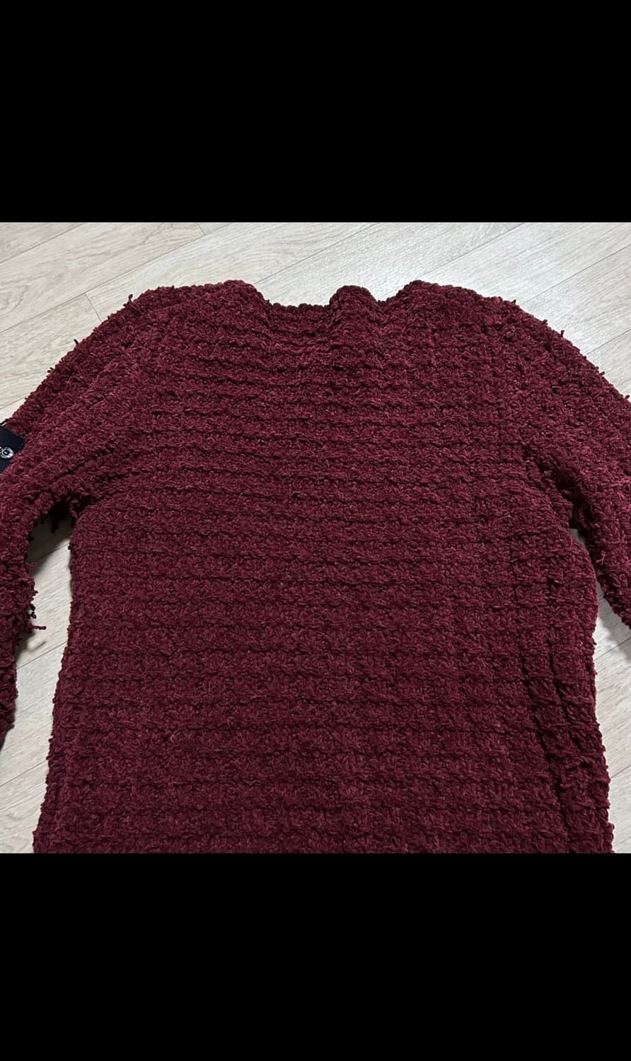 스톤 아일랜드 슈닐 니트 버건디 2XL 상품이미지4