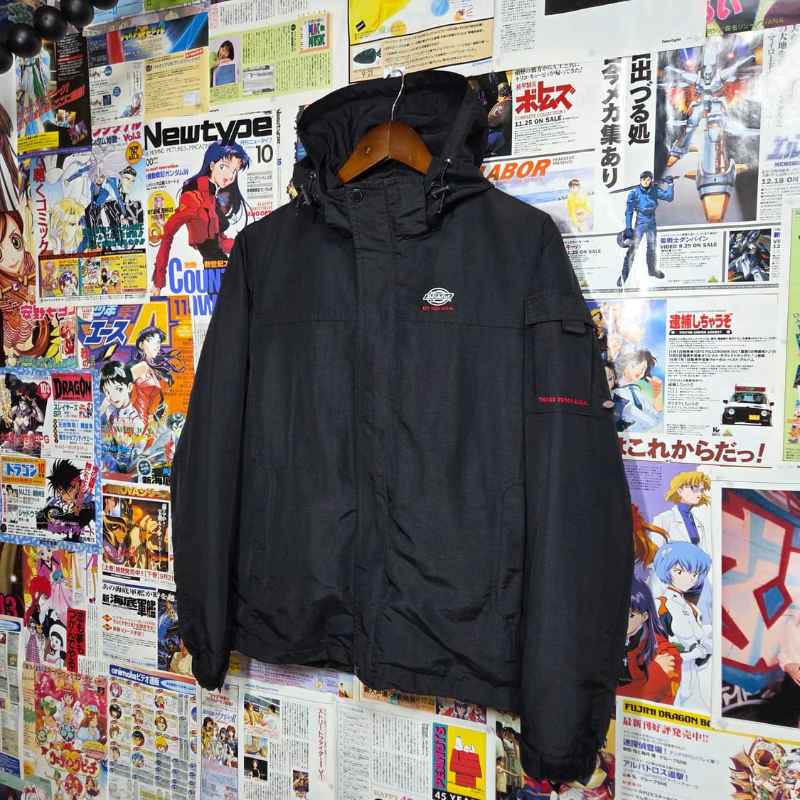 디키즈 블랙 고프코어 바람막이 자켓 상품이미지2