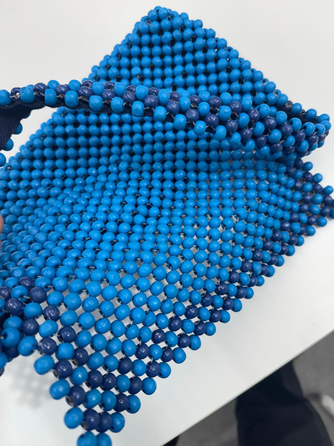 YMC 블루 비즈 가방  상품이미지4