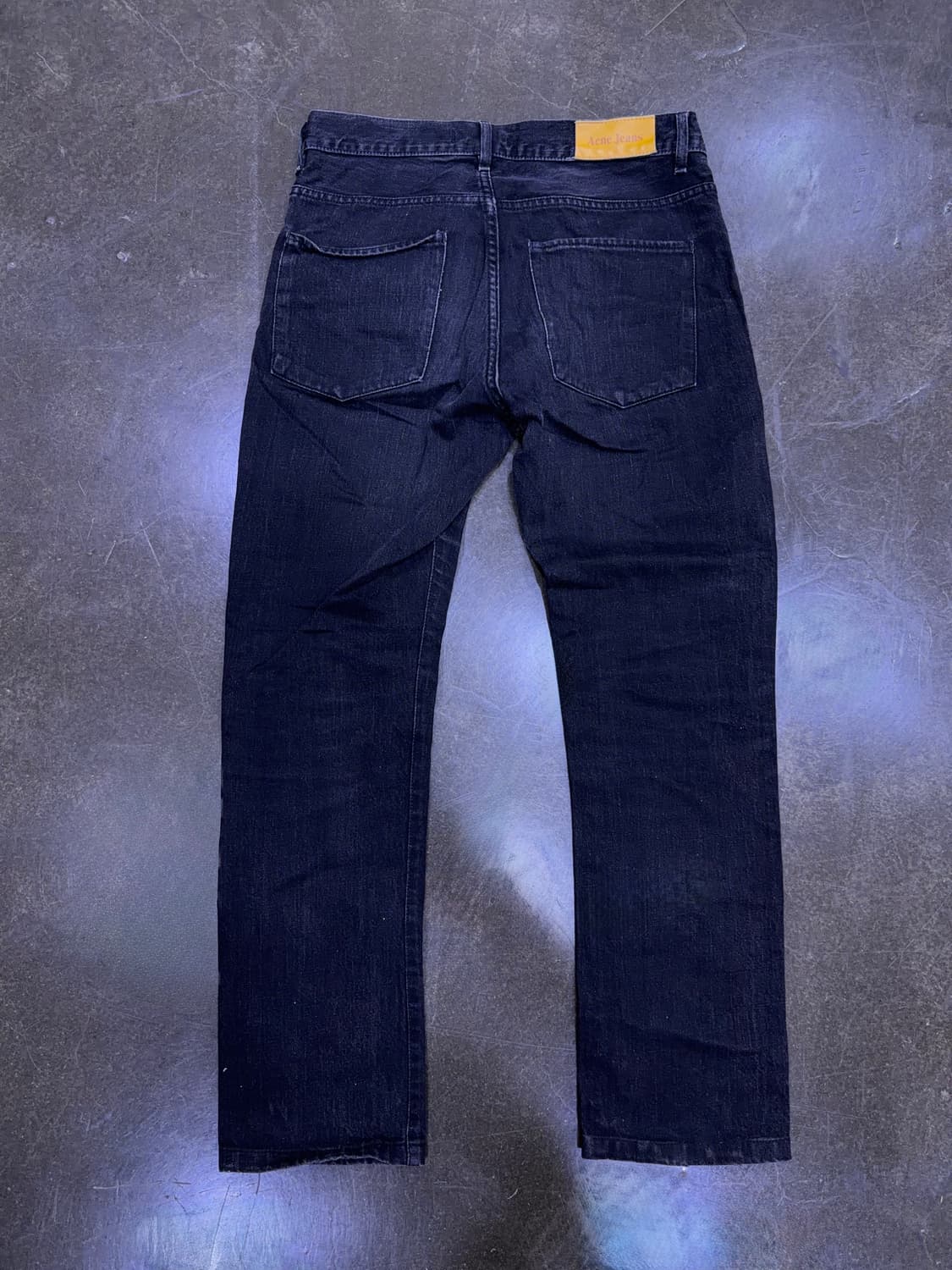 아크네 스튜디오 진 블랙 빈티지 워싱 데님팬츠 스트레이트핏 30 상품이미지2