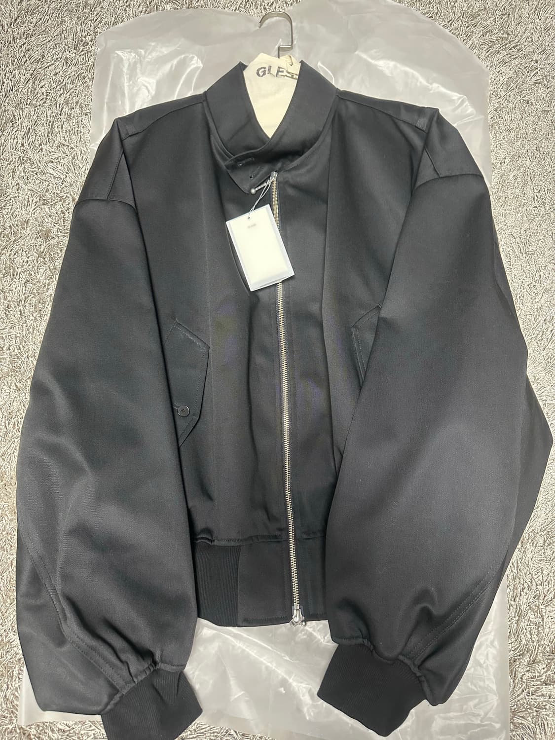 [1] GLESS 글레스 해링턴 자켓 블랙 상품이미지2