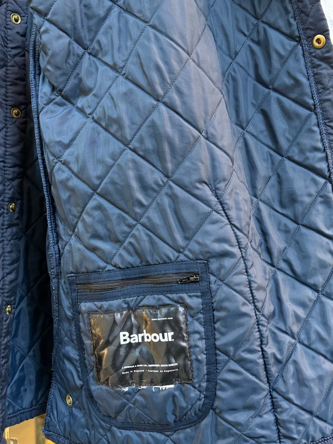 Barbour 바버 퀼팅 자켓 XXL 상품이미지5
