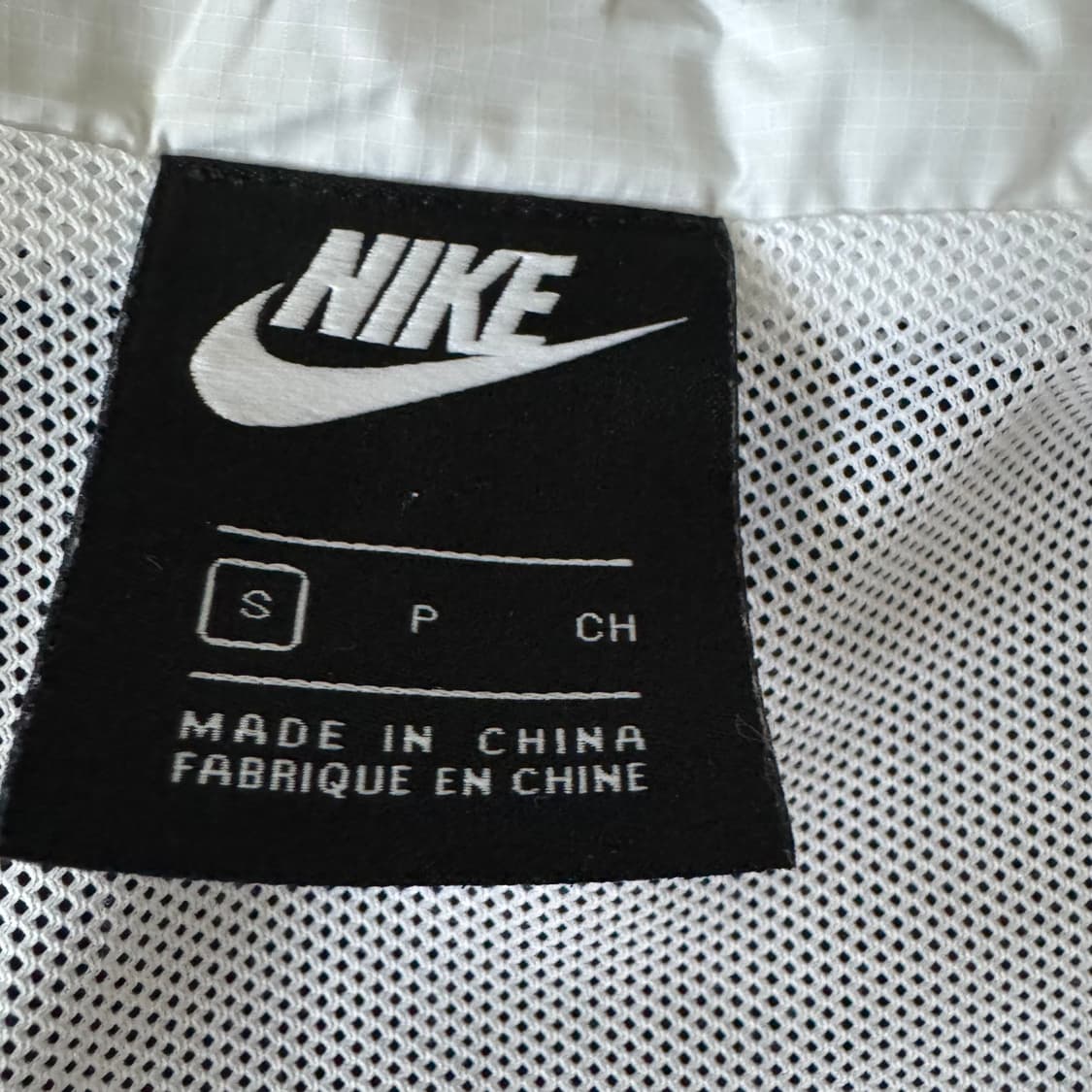 나이키 우먼 백로고 블랙&화이트 바람막이 우븐자켓 상품이미지6