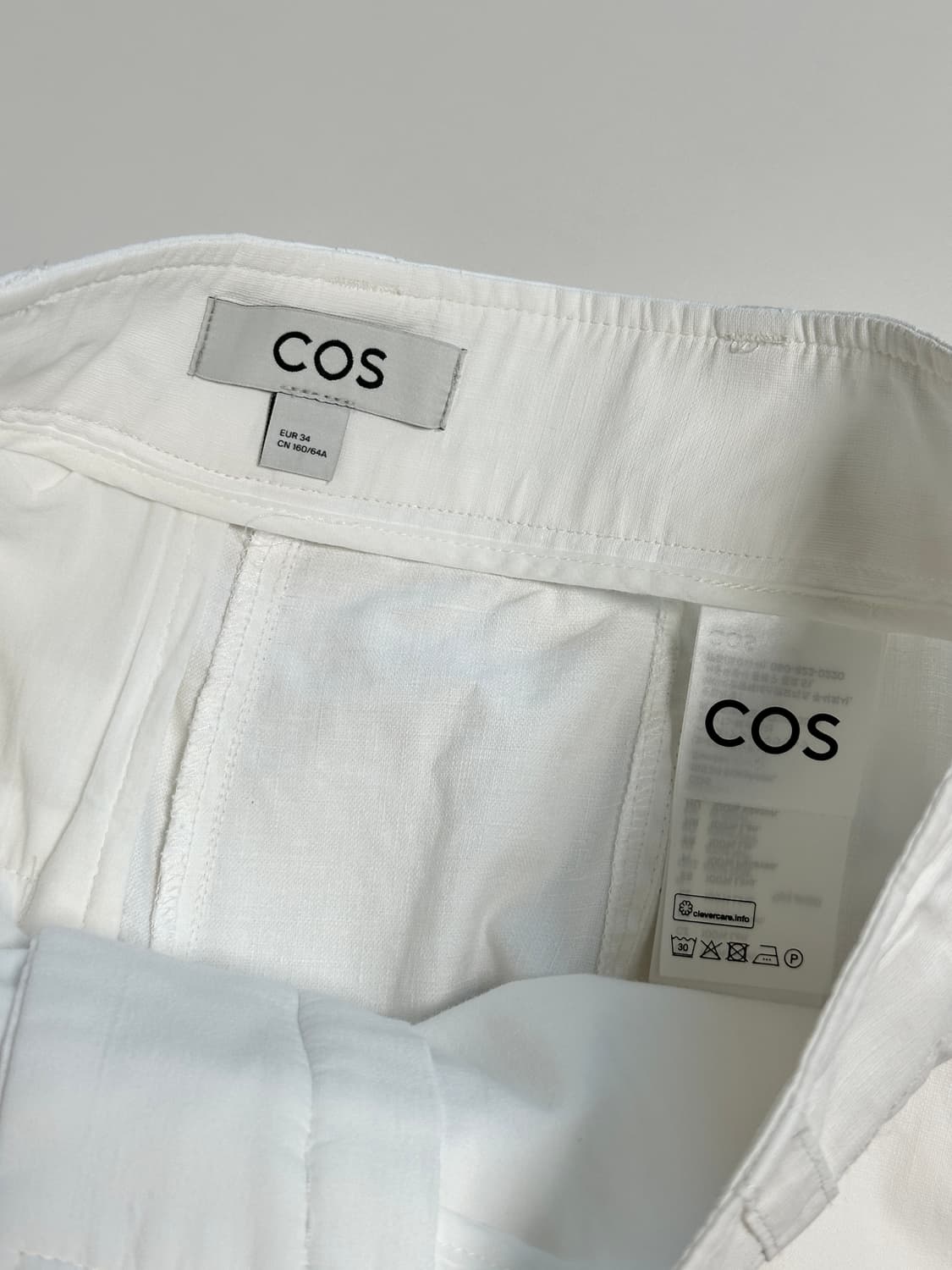 COS 코스 와이드 레그 린넨 트라우저 상품이미지5