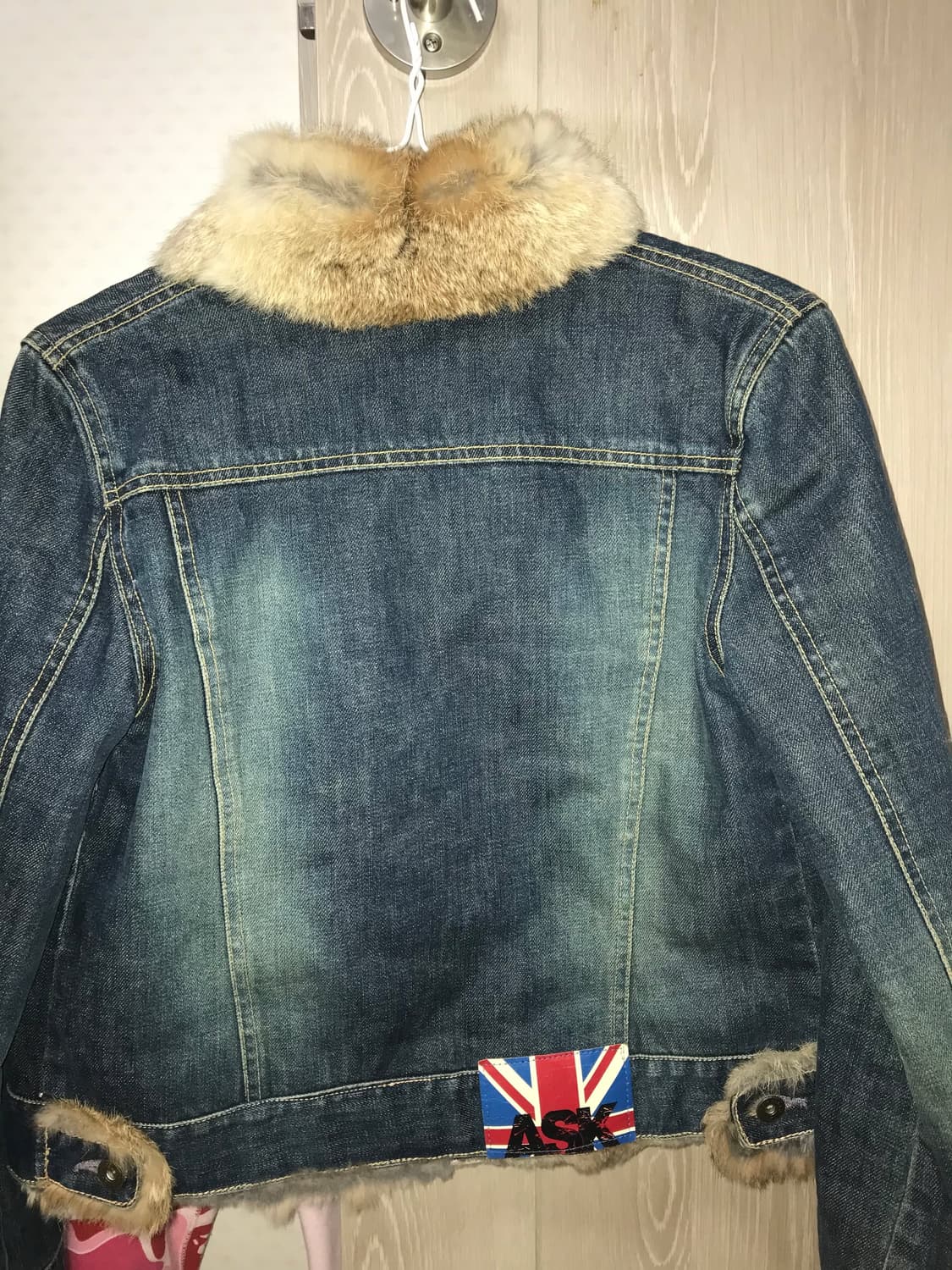 Ask 데님 퍼자켓 상품이미지3