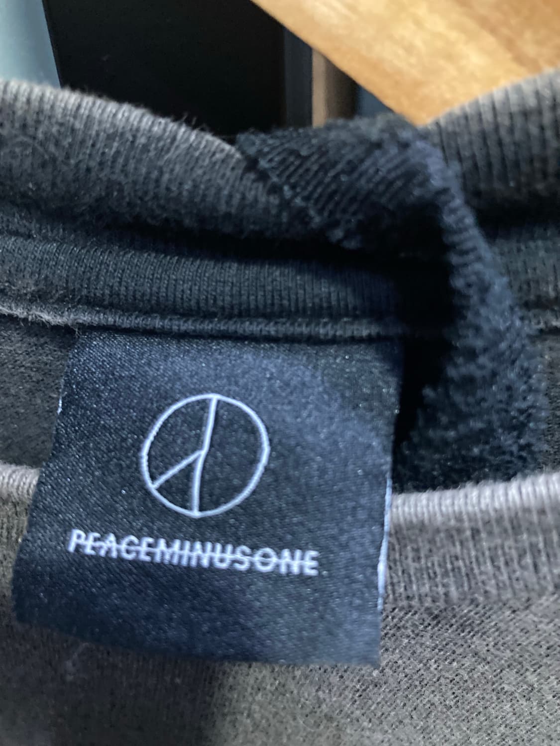 피스마이너스원 빈티지 반팔 티셔츠 차콜 그레이 상품이미지4