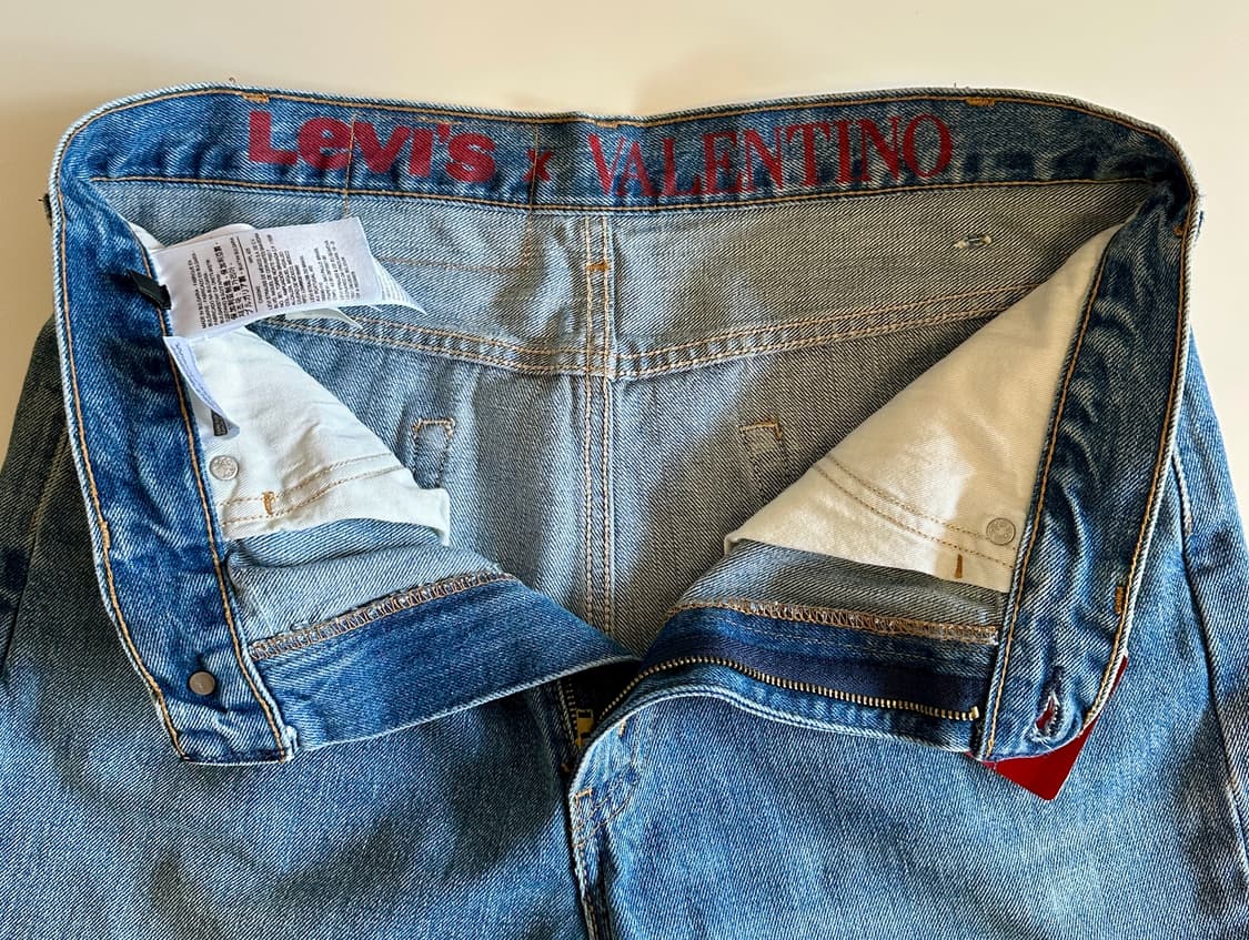 발렌티노 X 리바이스 517 리에디션 33사이즈 신품 상품이미지5
