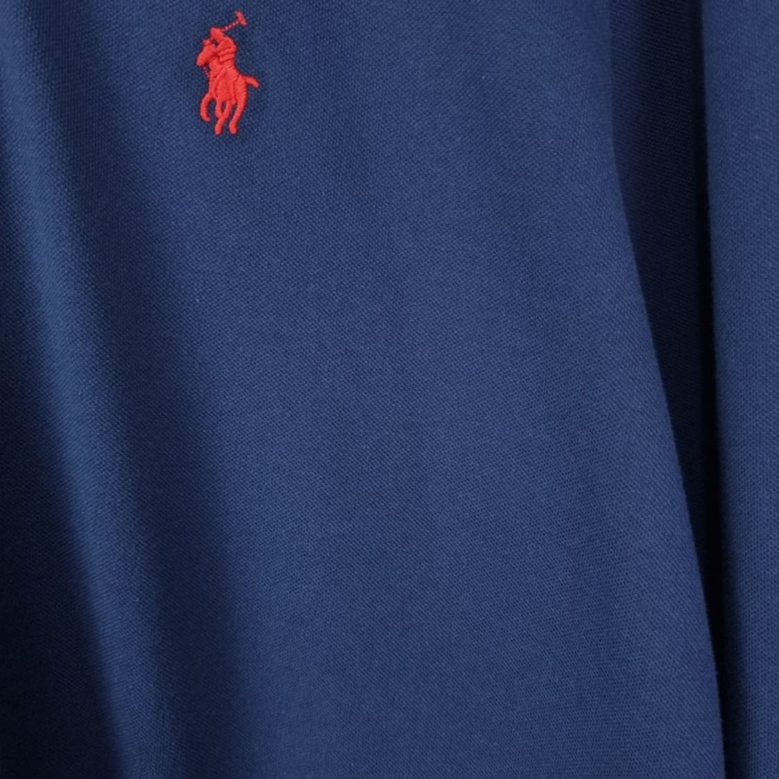 [폴로 랄프로렌] 포니 로고 자수 긴팔 카라티 네이비 M20117 상품이미지6