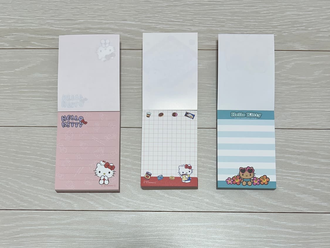 헬로키티 스티커/메모지(리본와글, 하치콜라보, 태닝) 상품이미지3