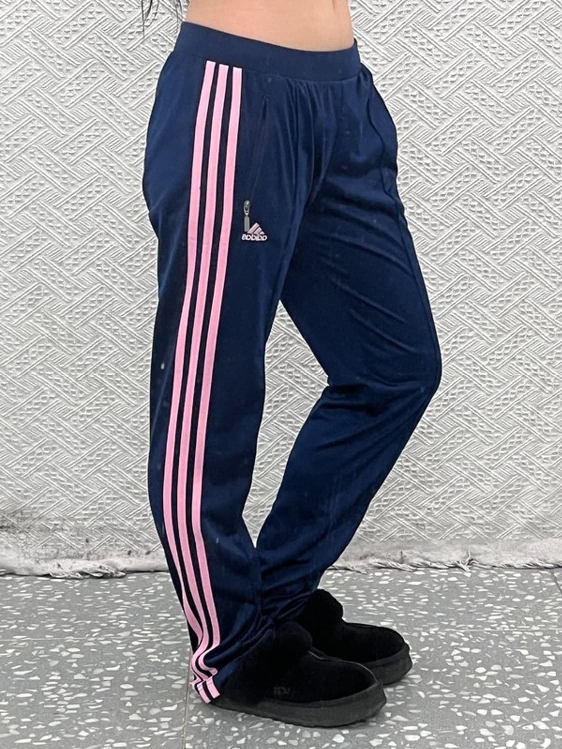 아디다스 Y2K 대장급 네이비핑크 트랙팬츠 100 C08994 상품이미지1