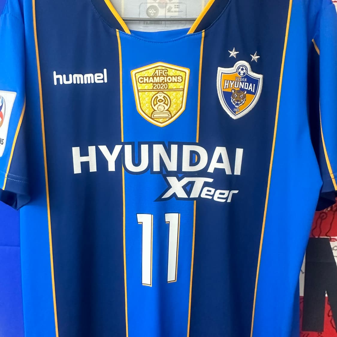 새상품 20년울산현대 아챔우승 이동준어센틱유니폼 XL105 상품이미지4