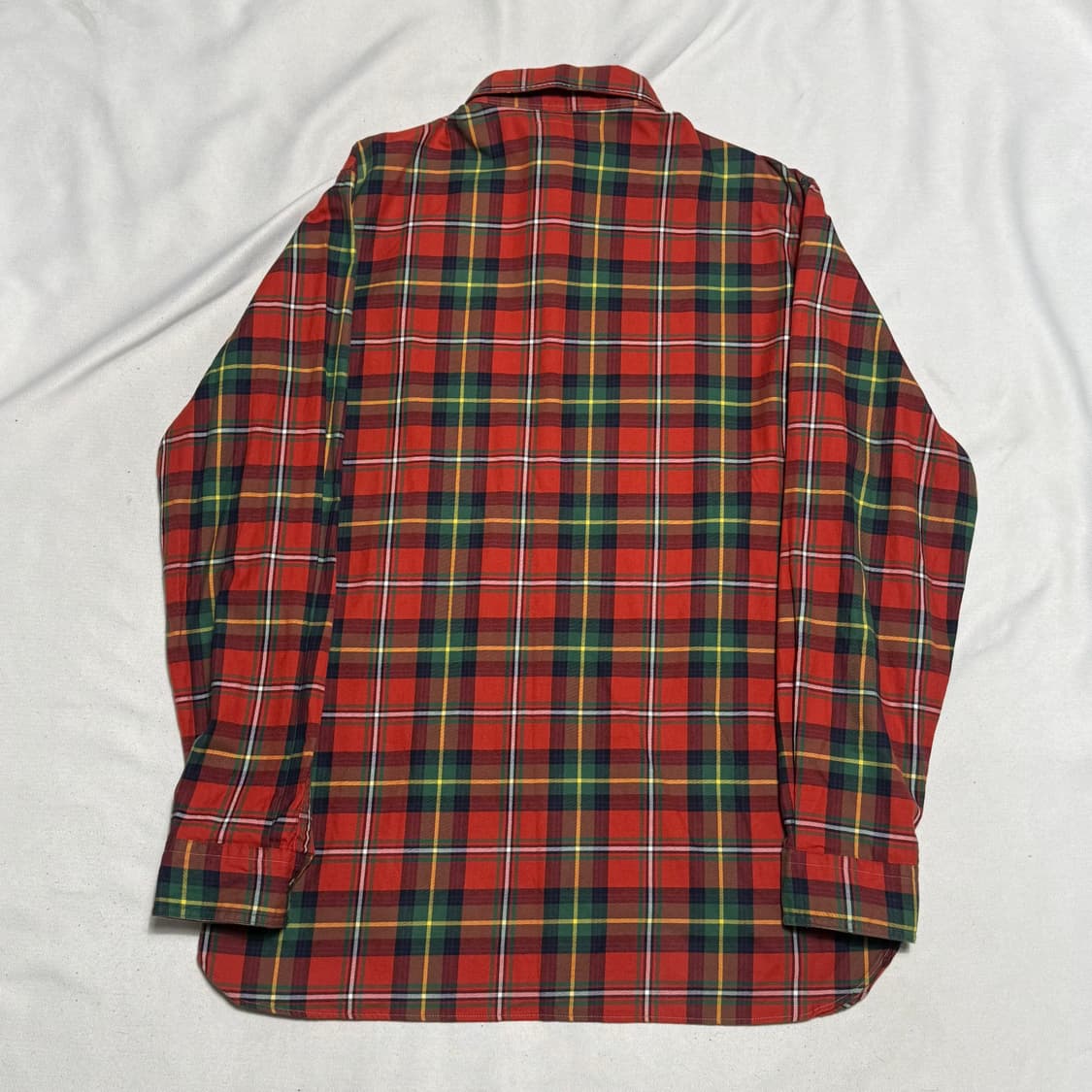 L 폴로랄프로렌 레더패치 타탄체크 셔츠 상품이미지3