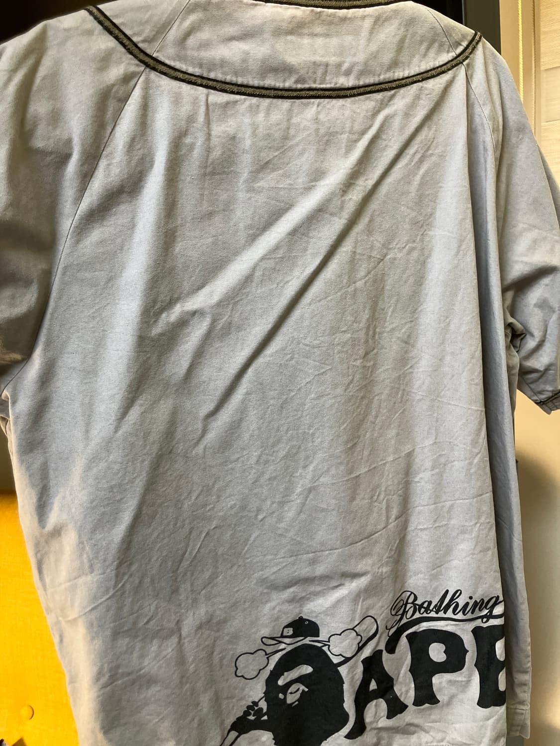 베이프 bape 베이스볼 셔츠 L 상품이미지2