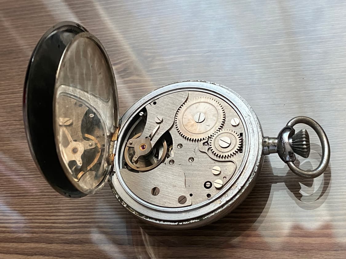 레오니다스(Leonidas) 수동식 스톱워치 회중시계 빈티지시 판매 상품이미지7