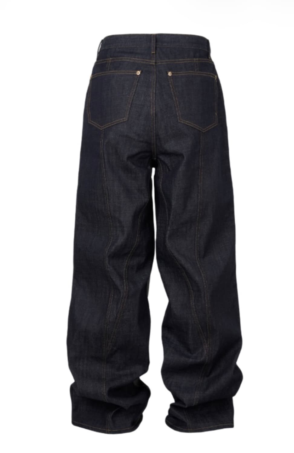 에모스텐스클럽 레더 패널데님 (2사이즈,새상품급)택포함 상품이미지3