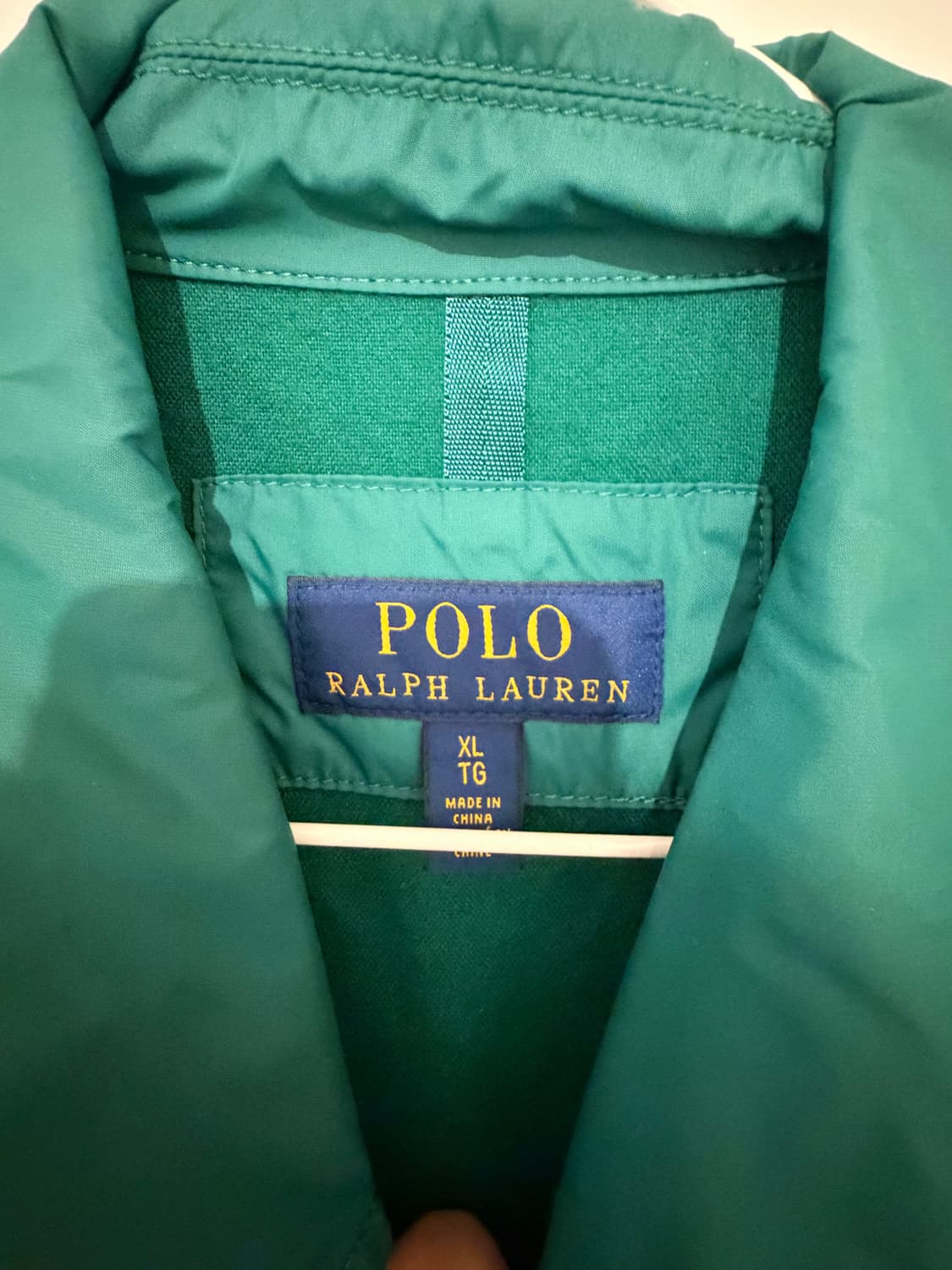 폴로 랄프로렌 그린 코치 자켓 XL 상품이미지3