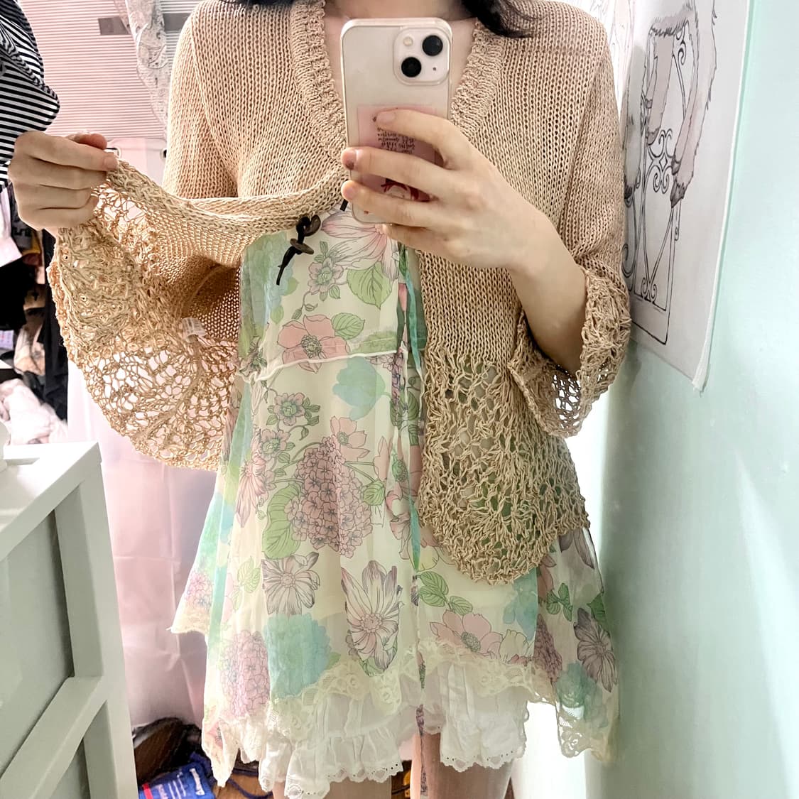 모리걸 여름 크로쉐 가디건 상품이미지2