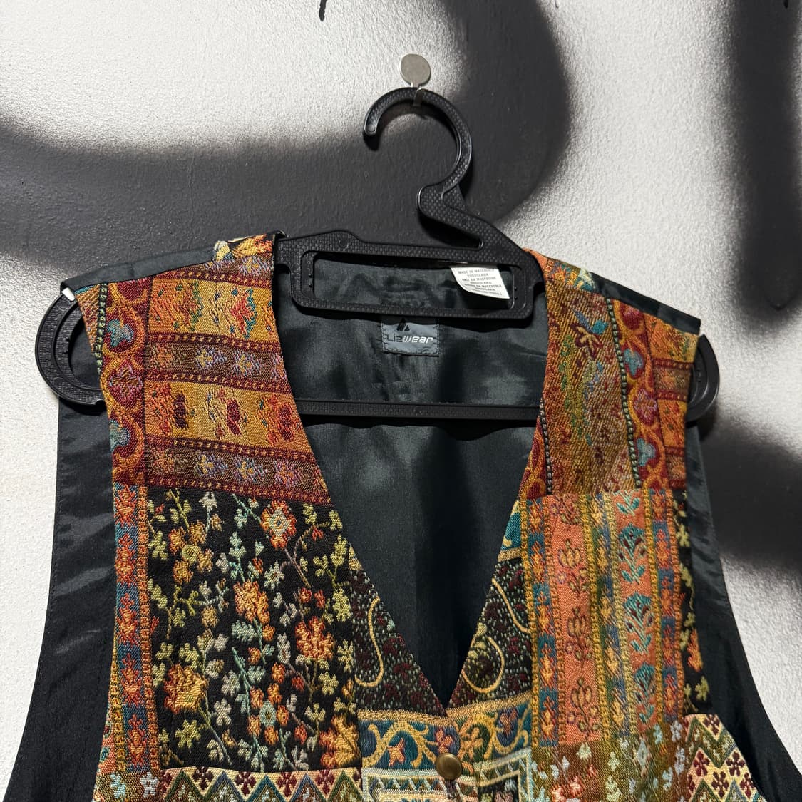 VTG 빈티지 패치워크 에스닉 자수 패턴 베스트 상품이미지3