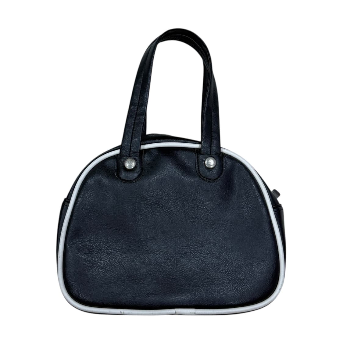 아디다스 빈티지 레더 토트백 Y2K 가방 블랙 상품이미지4