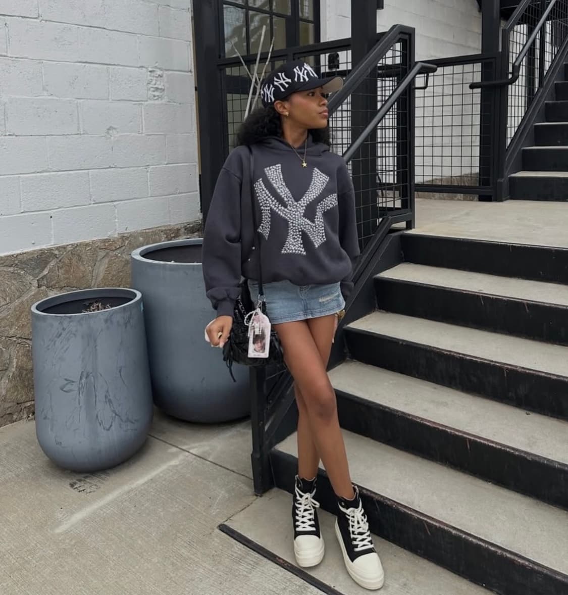 FELICITY WORLDWIDE 뉴욕 양키스 스냅백 모자 상품이미지6