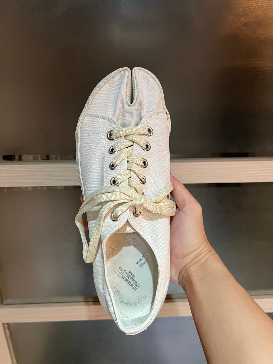 마르지엘라/ 타비 화이트 스니커즈 / 41 상품이미지4