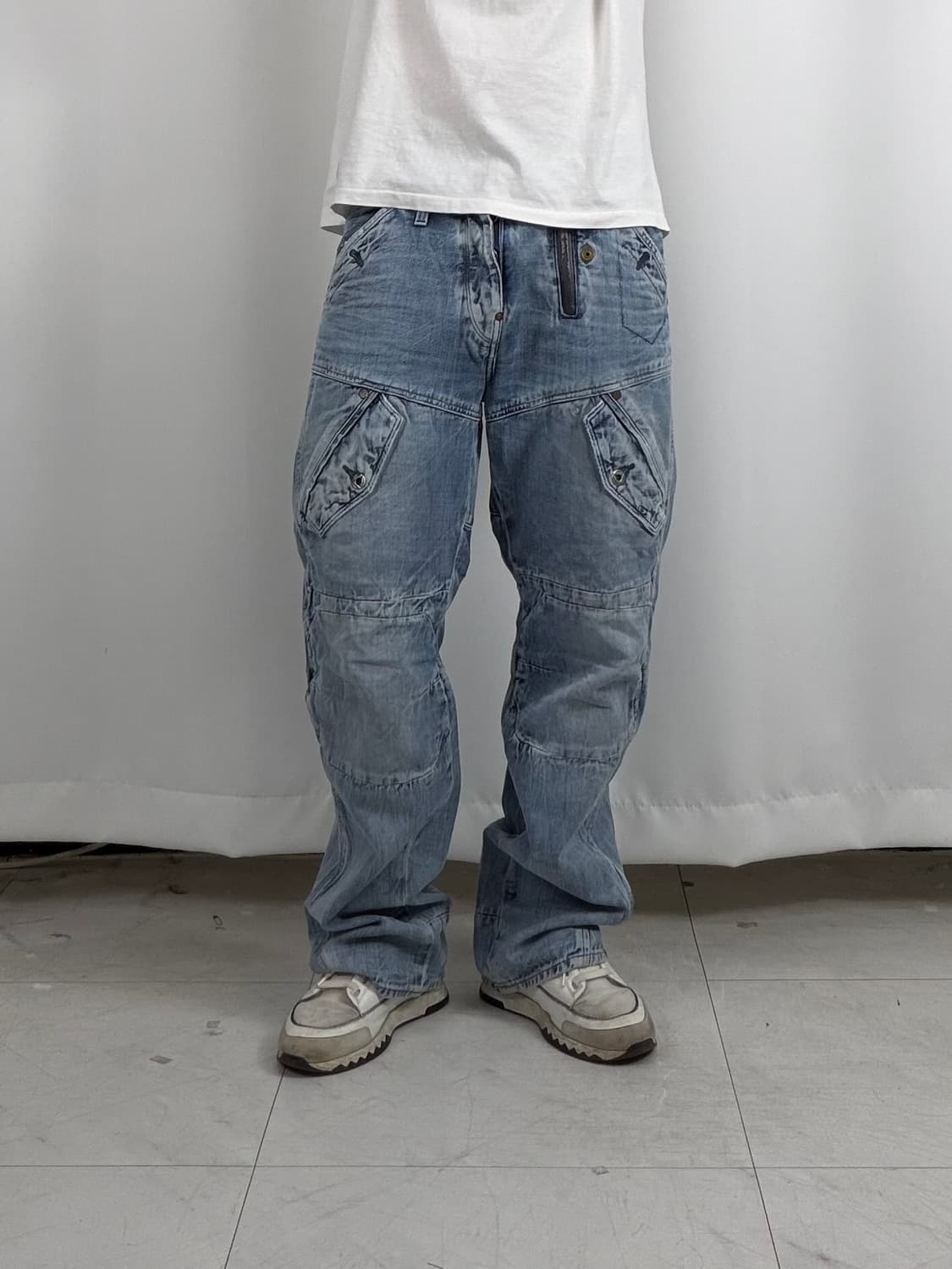 a223) 32 G-STAR 빈티지 워싱 데님팬츠 상품이미지4