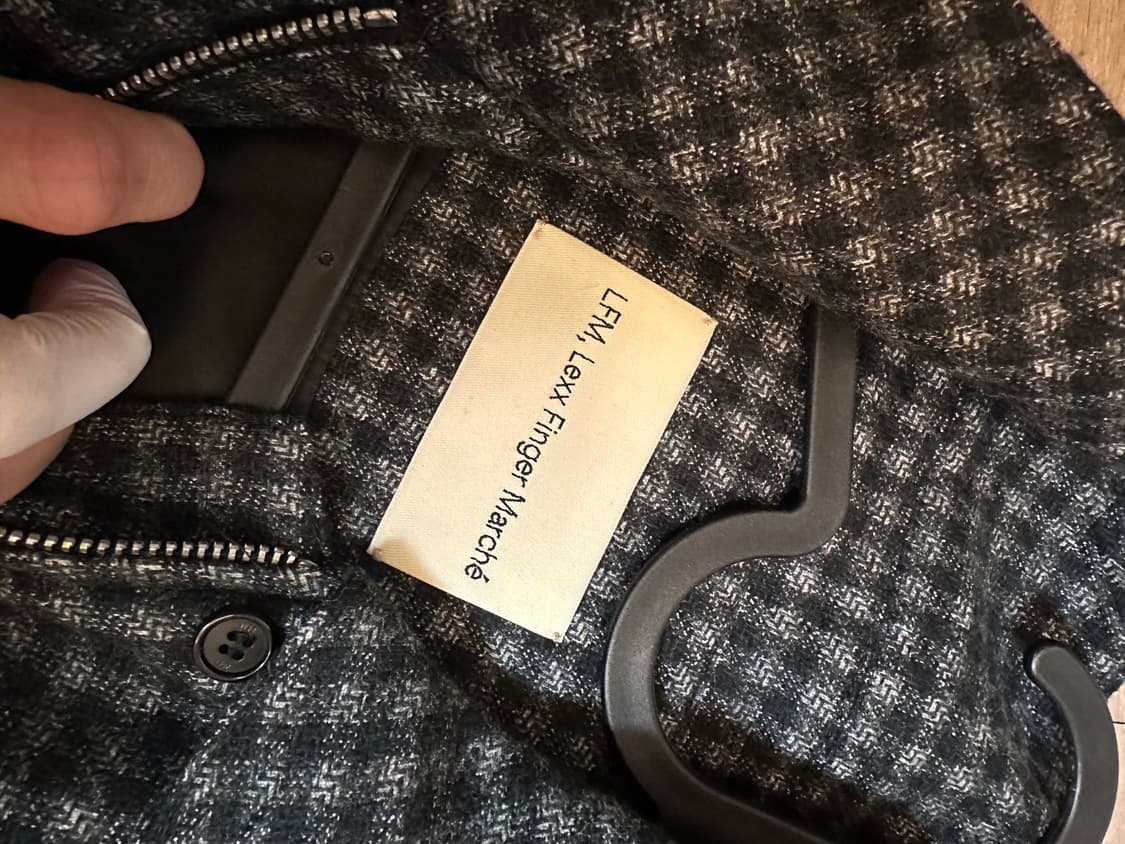 LFM 체크 블루종 + 스커트 투피스 세트 상품이미지5