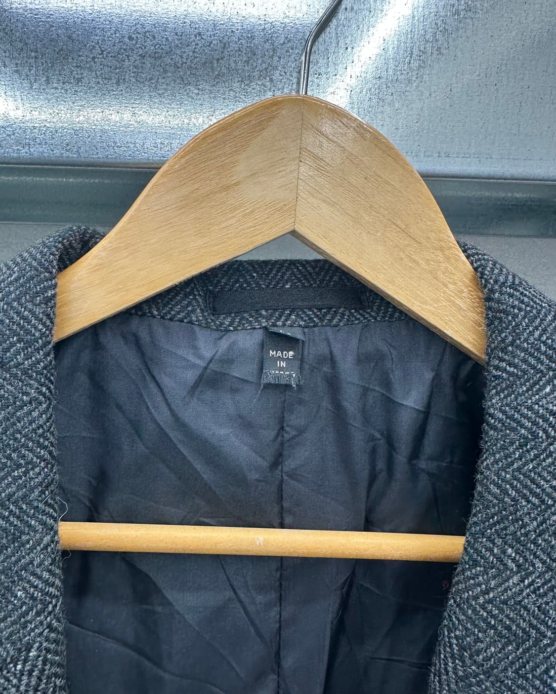 (XL)빈티지 울 블레이져-M1387 상품이미지3