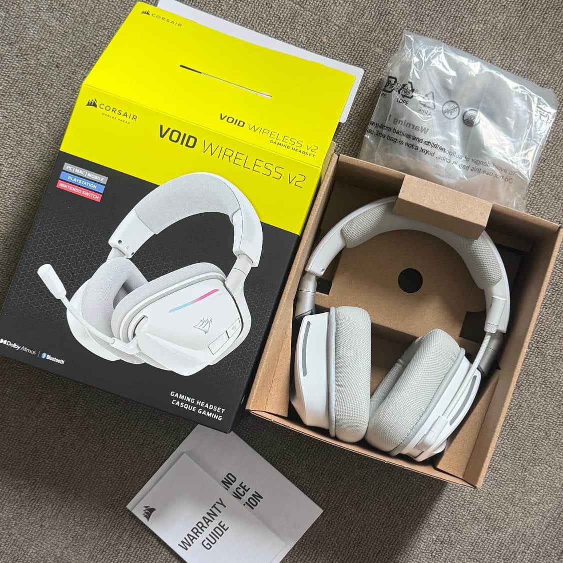 커세어 보이드 V2 무선 게이밍 헤드셋 풀박 상품이미지1