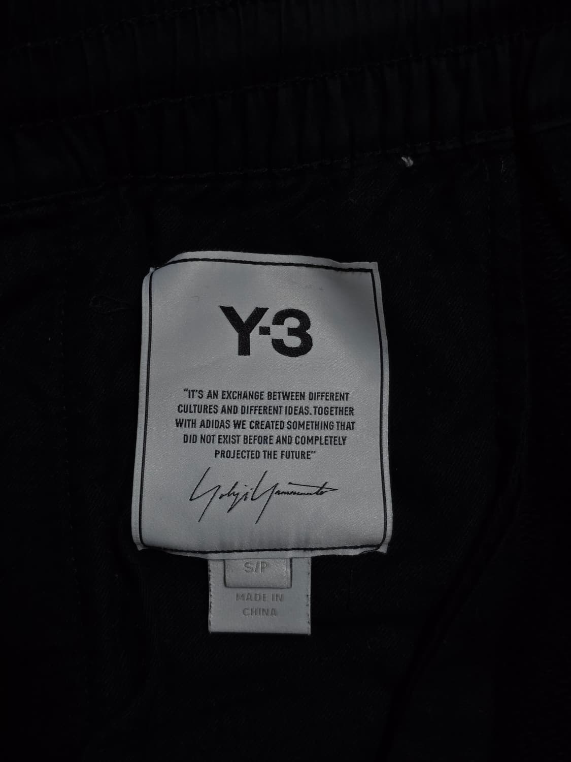 Y-3 요지야마모토 블랙 와이드핏 팬츠 S 상품이미지6