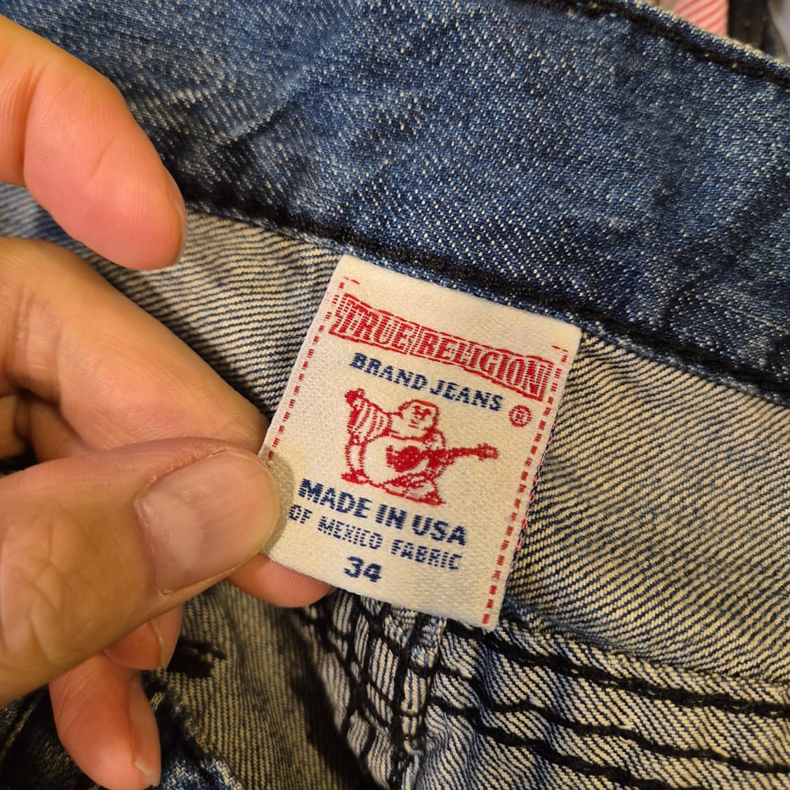 34인치 트루릴리젼 청바지  상품이미지4