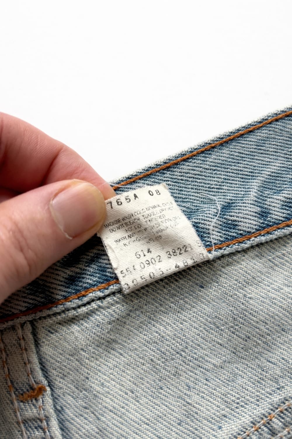 00s 리바이스 505 워싱 데님 30~31" MADE IN USA 상품이미지10