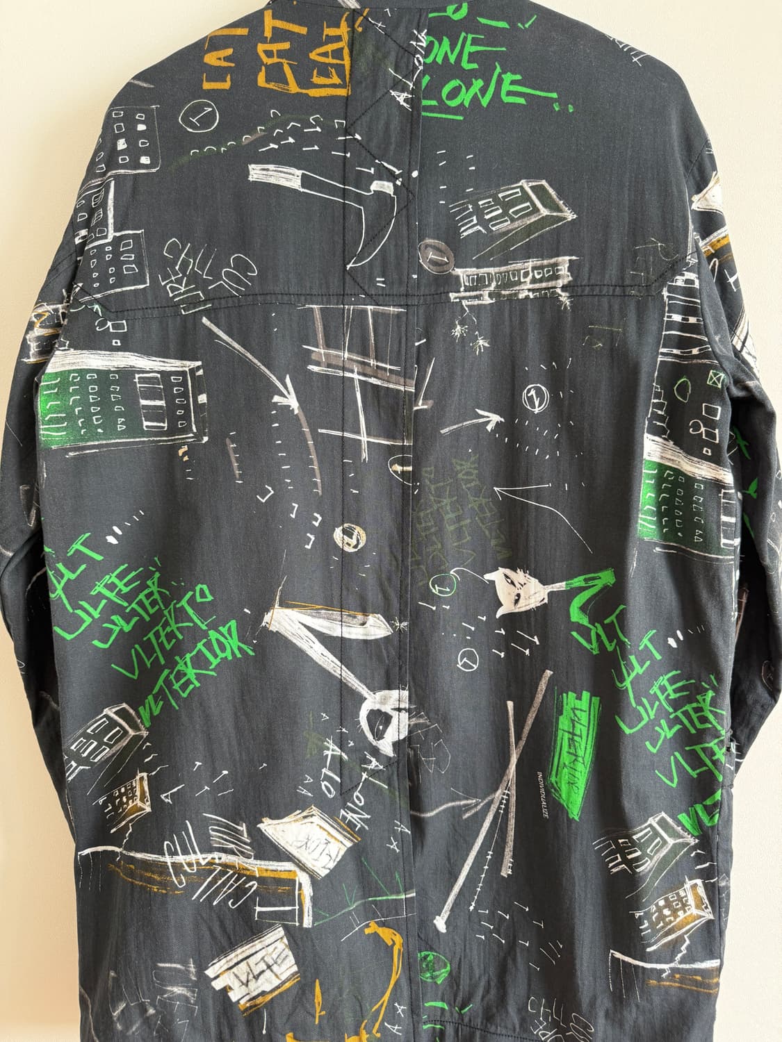 CULTURE CALL 패턴 집업 코트 상품이미지5